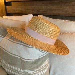 Wide Brimmed Straw Hat